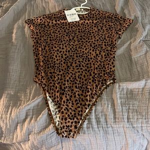 Forever 21 girls cheeta body suit